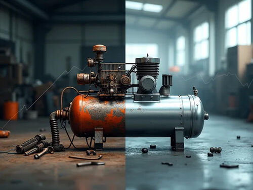 नवीनतम कंपनी ब्लॉग के बारे में डेटा-संचालित गाइड: एयर कंप्रेसर की मरम्मत करें या बदलें