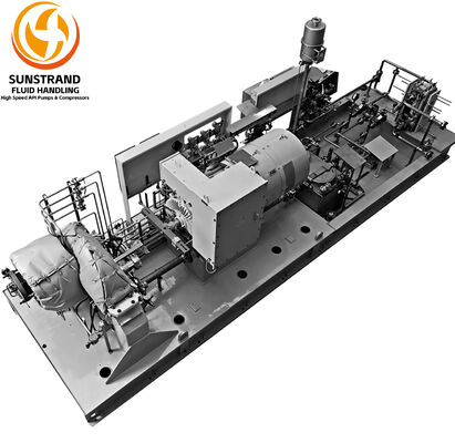 अच्छी कीमत एकीकृत गियर बहु-चरण प्रक्रिया गैस कंप्रेसर LF 2X80 बेस माउंटेड कंप्रेसर ऑनलाइन